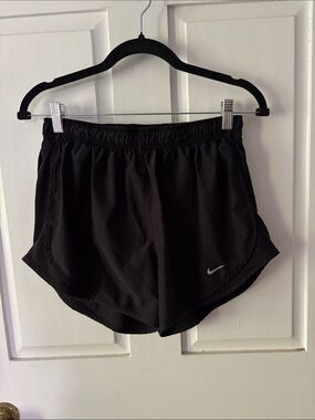 Nike Women’s Black Athletic Running Shorts with Swoosh